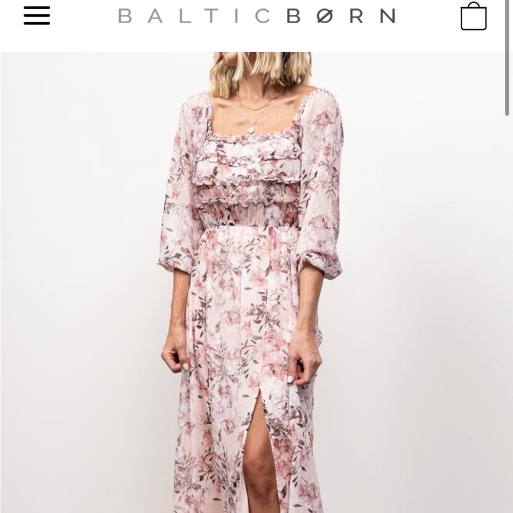 Baltic born Florence blush floral maxi size L